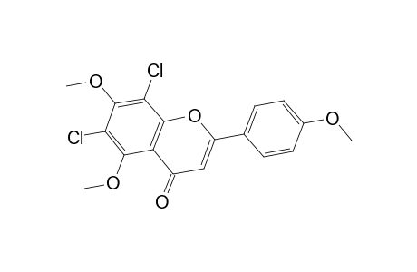 6,8-Dichloro-5,7-dimethoxy-2-(4-methoxyphenyl)-4H-chromen-4-one