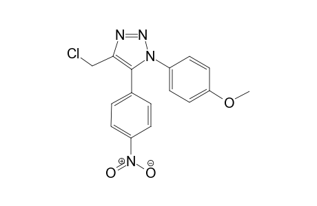 4-(chloromethyl)-1-(4-methoxyphenyl)-5-(4-nitrophenyl)-1H-1,2,3-triazole
