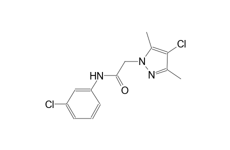 2-(4-chloro-3,5-dimethyl-1H-pyrazol-1-yl)-N-(3-chlorophenyl)acetamide