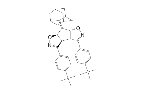 (3aS,3bS,6aR,7aR)-7-Adamantan-2-ylidene-3,4-bis-(4-tert-butylphenyl)-3b,6a,7,7a-tetrahydro-3aH-cyclopenta[2,1-d:3,4-d']diisoxazole