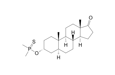 Androstan-17-one, 3-[(dimethylphosphinothioyl)oxy]-, (3.alpha.,5.alpha.)-