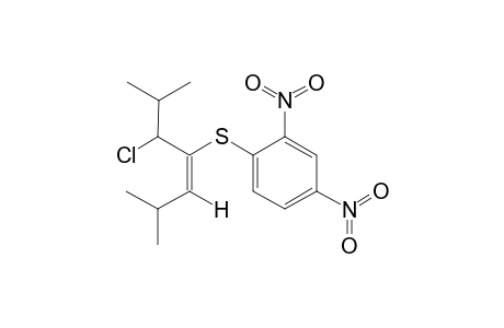 E-5-CHLORO-2,6-DIMETHYL-3-HEPTEN-4-YL-2',4'-DINITROPHENYL-SULPHIDE