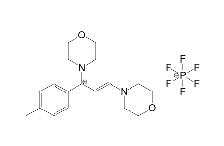 1,3-Di-4-morpholinyl-1-p-tolyl-2-propenylium hexafluorophosphate