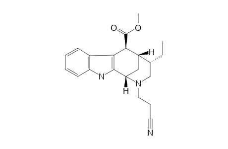 METHYL-2-(2-CYANOETHYL)-4-ALPHA-ETHYL-1,2,3,4,5,6-HEXAHYDRO-1,5-METHANOAZOCINO-[3,4-B]-INDOLE-6-BETA-CARBOXYLATE