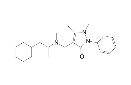 4-{[(2-cyclohexyl-1-methylethyl)methylamino]methyl}-2,3-dimethyl-1-phenyl-3-pyrazolin-5-one