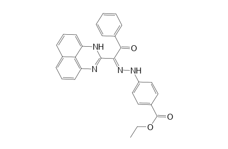 2-[N-(4-Ethoxycarbonylphenyl)-2-oxo-2-phenylethanehydrazonoyl]-1H-perimidine