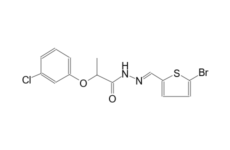 propanoic acid, 2-(3-chlorophenoxy)-, 2-[(E)-(5-bromo-2-thienyl)methylidene]hydrazide