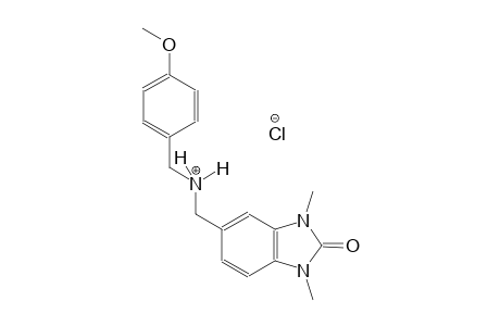 N-[(1,3-dimethyl-2-oxo-2,3-dihydro-1H-benzimidazol-5-yl)methyl](4-methoxyphenyl)methanaminium chloride