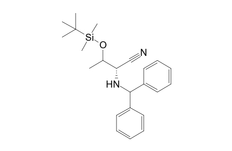 (2S/R,3S)-3-(t-Butyldimethylsiloxy)-2-N-(diphenylmethyl)butanonitrile