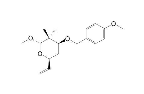 (2S,4S,6S)-2-methoxy-4-(4-methoxybenzyl)oxy-3,3-dimethyl-6-vinyl-tetrahydropyran