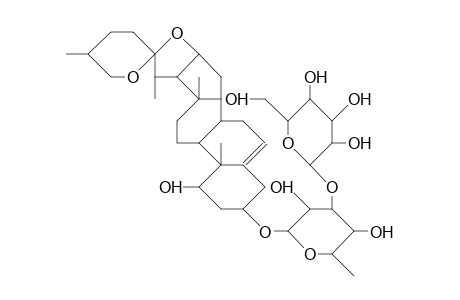 Ruscogenin-3-O.beta.-D-glucopyranosyl-(1-3).alpha.-L-rhamnopyranosid