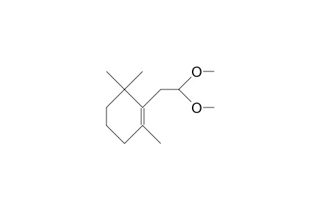 1-(2,2-Dimethoxy-ethyl)-2,6,6-trimethyl-1-cyclohexene