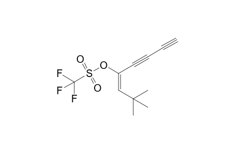 7,7-Dimethylocta-1,3-diyn-5-en-5-yl triflate