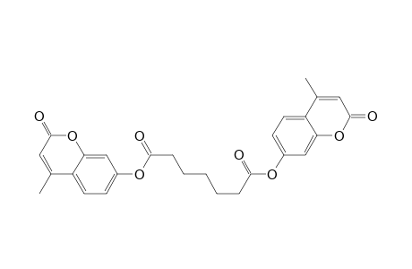Heptanedioic acid, bis(4-methyl-2-oxo-2H-1-benzopyran-7-yl) ester