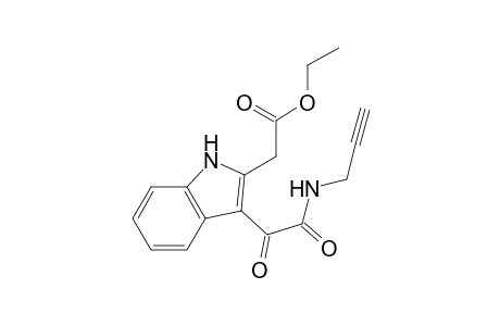 Ethyl 3-[(N-Propargylamino)glyoxylyl]indole-2-acetate