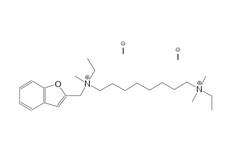 N~1~-(1-benzofuran-2-ylmethyl)-N~1~,N~8~-diethyl-N~1~,N~8~,N~8~-trimethyl-1,8-octanediaminium diiodide