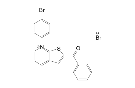 2-Benzoyl-N-(4-bromophenyl)thieno[2,3-b]pyridinium Bromide