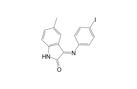 3-(4-Iodo-phenylimino)-5-methyl-1,3-dihydro-indol-2-one