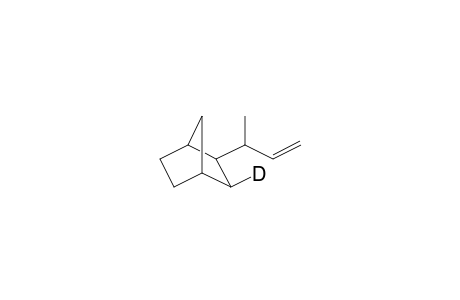 2-(1-Methyl-2-propenyl)-3-deuterobicyclo[2.2.1]heptane