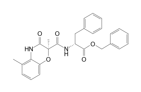 N-{[(2R)-2,5-Dimethyl-3-oxo-3,4-dihydro-2H-1,4-benzoxazine-2-yl]carbonyl}-D-phenylalanine benzyl ester