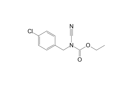 Ethyl N-cyano-N-(4'-chlorobenzyl)carbamate