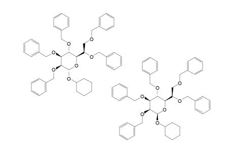 CYCLOHEXYL-2,3,4,6,7-PENTA-O-BENZYL-L-GLYCERO-D-MANNO-HEPTAPYRANOSIDE;ALPA/BETA-MIXTURE