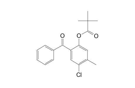 5-Chloro-2-hydroxy-4-methylbenzophenone, trimethylacetate