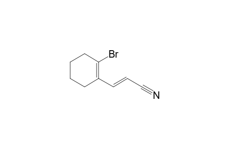 (E)-3-(2-bromanylcyclohexen-1-yl)prop-2-enenitrile