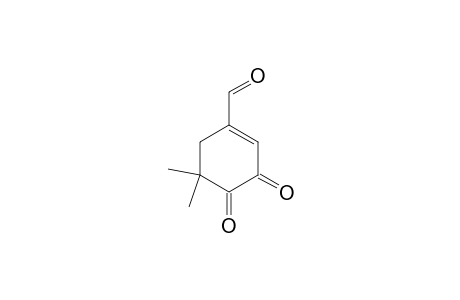 3,4-Diketo-5,5-dimethyl-cyclohexene-1-carbaldehyde