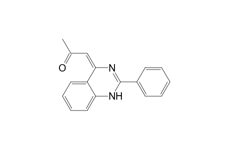 2-Propanone, 1-(2-phenyl-4(1H)-quinazolinylidene)-