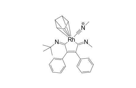 { Cyclopentadiene [.kappa(2).-1-( methylisocyanido)-2-(methylimino)-5-(t-butylimino)-3,4-diphenyl-1-rhodia-3-cyclopentene] complexe