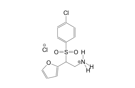 2-furanethanaminium, beta-[(4-chlorophenyl)sulfonyl]-, chloride