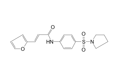 Propenamide, 3-(2-furyl)-N-[4-(1-pyrrolidinylsulfonyl)phenyl]-
