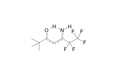 TERT-BUTYL-BETA-PERFLUOROETHYL-BETA-AMINOVINYLKETONE