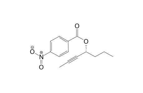 (R)-1-Propylbut-2-ynyl 4-nitrobenzoate