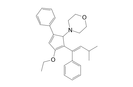 4-[3-ethoxy-2-[(E)-3-methyl-1-phenyl-but-1-enyl]-5-phenyl-cyclopenta-2,4-dien-1-yl]morpholine