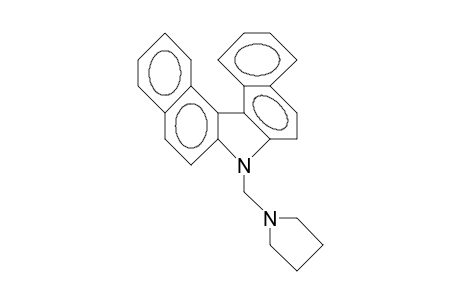 N-(Pyrrolidin-1-yl-methyl)-dibenzo(C,G)carbazole