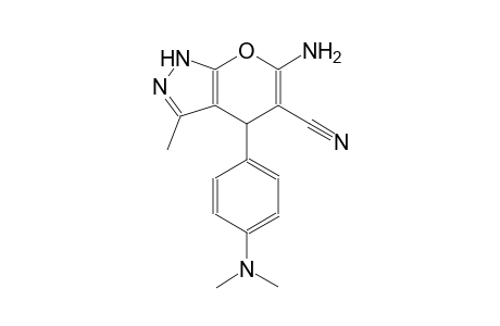 pyrano[2,3-c]pyrazole-5-carbonitrile, 6-amino-4-[4-(dimethylamino)phenyl]-1,4-dihydro-3-methyl-