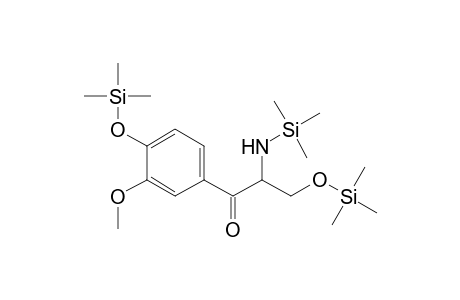 1-Trimethylsilyloxy-2-trimethylsilylamino-3-(3'-methoxy-4'-trimethylsilyloxy-phenyl)propanone
