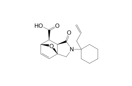 (1S,5R,6S,7R)-3-(1-Allyl-cyclohexyl)-4-oxo-10-oxa-3-aza-tricyclo[5.2.1.0*1,5*]dec-8-ene-6-carboxylic acid