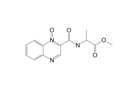 2-[(1-oxidoquinoxalin-1-ium-2-carbonyl)amino]propionic acid methyl ester
