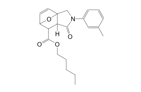 pentyl (1S,5R,7R)-3-(3-methylphenyl)-4-oxo-10-oxa-3-azatricyclo[5.2.1.0~1,5~]dec-8-ene-6-carboxylate