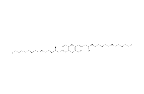 2,7-bis[11'-Iodo-3',6',9'-trioxaundecyloxycarbonyl)methyl]-N-methylphenothiazinhe