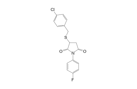 2-[(p-chlorobenzyl)thio]-N-(p-fluorophenyl)succinimide