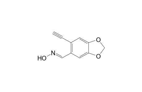(5E)-6-ethynyl-1,3-benzodioxole-5-carbaldehyde oxime