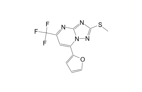 7-(2-furyl)-2-(methylsulfanyl)-5-(trifluoromethyl)[1,2,4]triazolo[1,5-a]pyrimidine