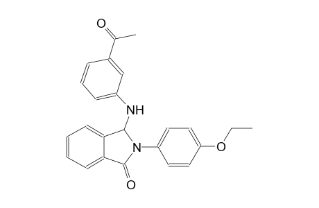 1H-isoindol-1-one, 3-[(3-acetylphenyl)amino]-2-(4-ethoxyphenyl)-2,3-dihydro-