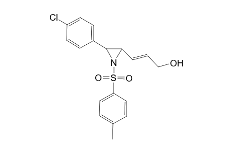 trans-3-(p-Chlorophenyl)-2-(3-hydroxypropenyl)-N-tosylaziridine