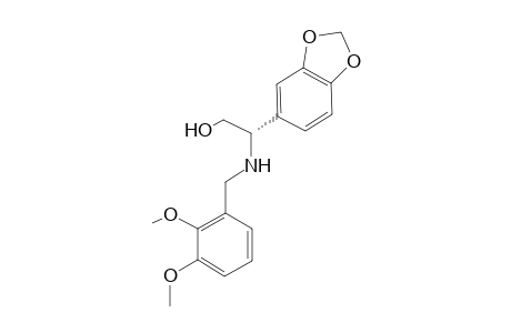 (2S)-2-(1,3-benzodioxol-5-yl)-2-(o-veratrylamino)ethanol