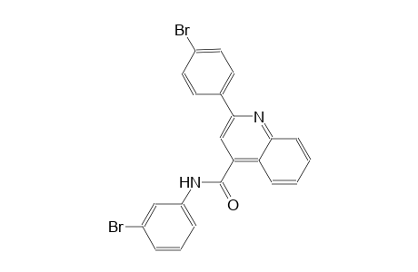 N-(3-bromophenyl)-2-(4-bromophenyl)-4-quinolinecarboxamide